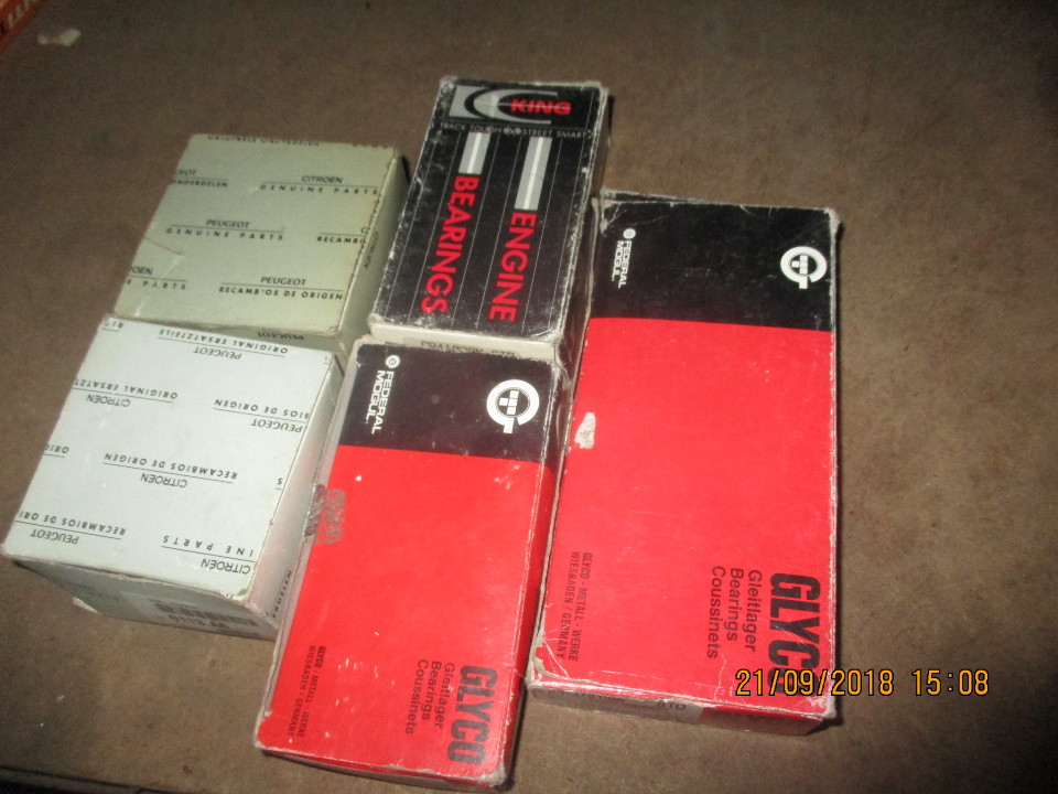 Вкладиші, 5 комплектів