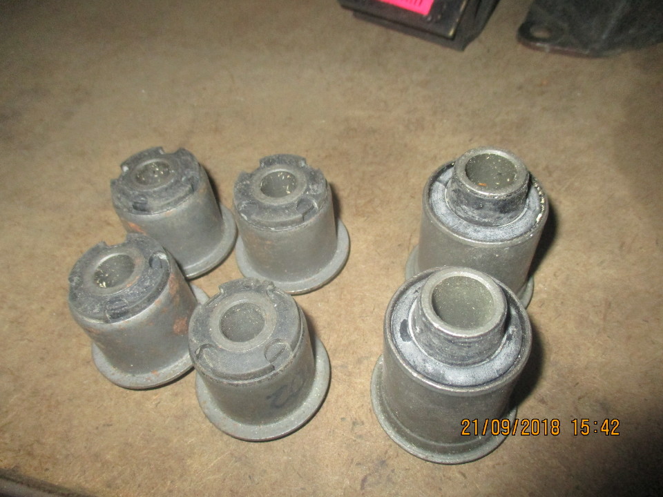 Сайленблоки різних розмірів, 6 шт.