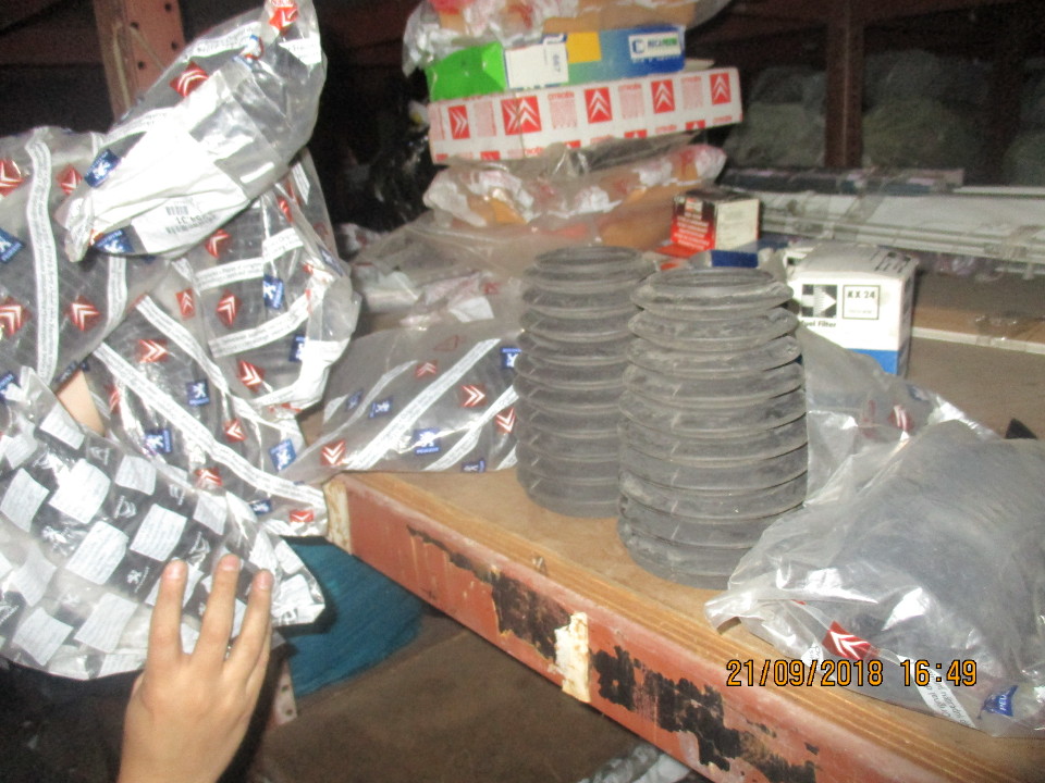 Пильники амортизаторів, в кількості 9 шт.