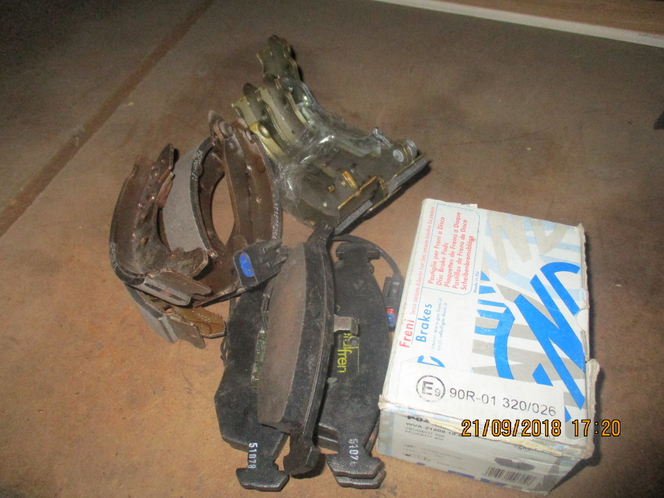 Колодки гальмівні, 4 комплекта