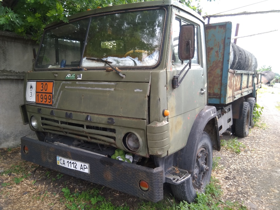 Автомобіль КАМАЗ 53213, ДНЗ: СА1112АР, № кузова: 532130010952, 1987 р.в., зеленого кольору