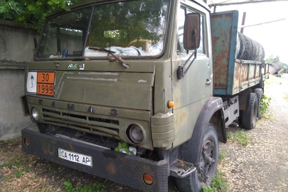 Автомобіль КАМАЗ 53213, ДНЗ: СА1112АР, № кузова: 532130010952, 1987 р.в., зеленого кольору