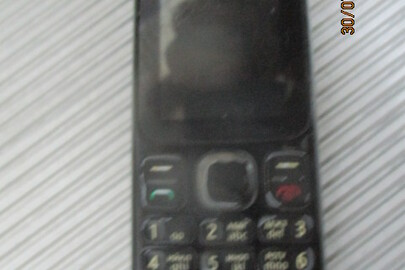 Мобільний телефон "Nokia 101", чорно-сірого кольору, б/в