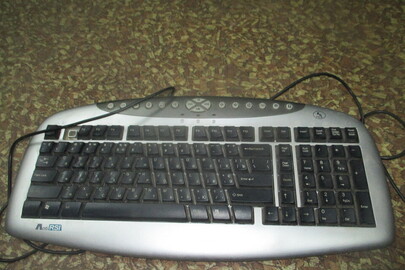 Клавіатура комп'ютерна, модель KBS-21, сірого кольору, б/в