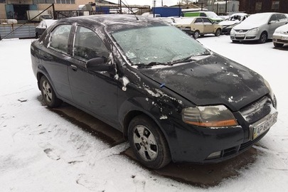 Легковий автомобіль CHEVROLET AVEO, ДНЗ АР6041АК, чорного кольору, 2006 р.в., кузов (шасі, рама) № KL1SA69YE6B636765