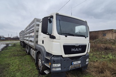 Вантажний автомобіль: MAN, модель ТЗ: TGA 33.440, категорія ТЗ: вантажний, рік виробництва ТЗ: 2016, VIN: Y69KTMTG3C9C32010, номер шасі: WMA26WZZ4GP078135, номерний знак: АР6598СТ, колір ТЗ: білий