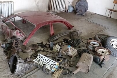 Конфіскація майна за рішенням суду - залишки автомобіля марки Daewoo, моделі Lanos, реєстраційний номер ВС3713ВА, 2003 року випуску, червоного кольору, номер кузова SUPTF69YD3W156080