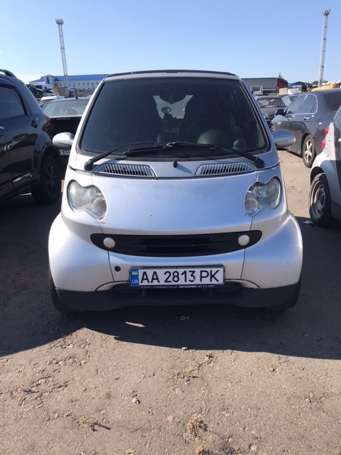 SMART CABRIO, 2002 року випуску, реєстраційний номер АА2813РК, VIN/номер шасі (кузова, рами): WME01MC012H004662