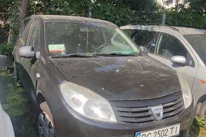 Колісний транспортний засіб легковий - В марки DACIA модель SANDERO, 2011 року випуску, чорного кольору, державний реєстраційний номер BC2502TI, VIN UU1BSDA1P44878758