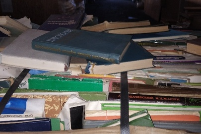 Книги бувші у використанні які мають ознаки зношеності, потертості кількістю 1100 кг. 