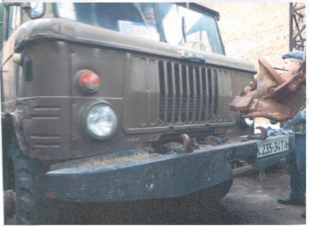 Транспортний засіб марки ГАЗ 66, 1991 р.в., ДНЗ: 23534ТА, № шасі 0663686, зеленого кольору, об'єм двигуна - 4254 см. куб.