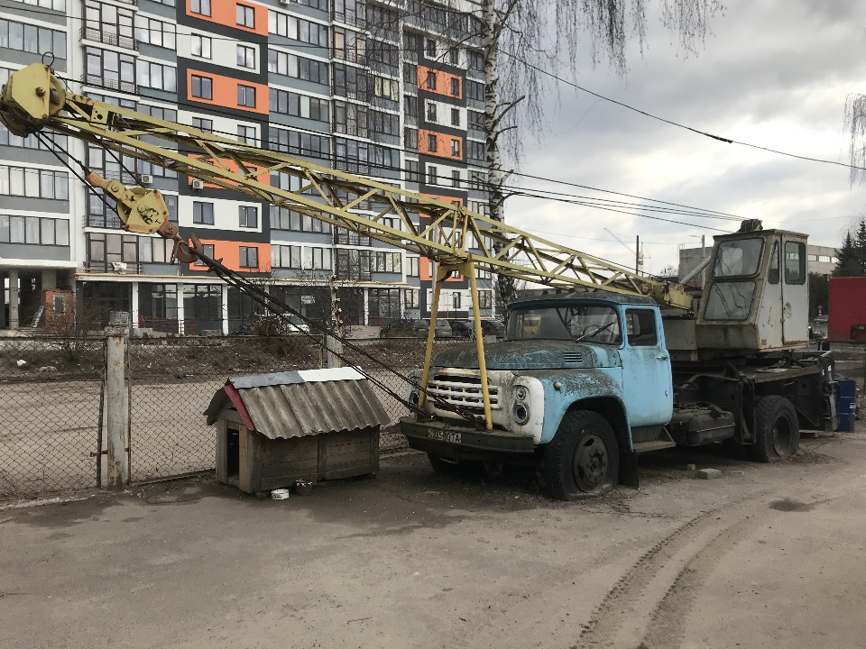 Транспортний засіб марки ЗИЛ 431412 (Автокран), 1989 р.в., ДНЗ: 23510ТА, № кузова 2900841, синього кольору