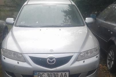 Транспортний засіб марки MAZDA 6, 2004 року випуску, ДНЗ: ВС3030АА, № кузова JMZGG12F241219419, сірого кольору, об'єм двигуна 1998 см.куб., бензин