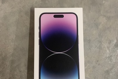 Мобільний телефон ТМ «Apple» iPhone 14 Pro Max, Deep Purple, 256 gb, модель 2894, без ознак використання, в  упаковці виробника, новий у кількості -1 шт. 