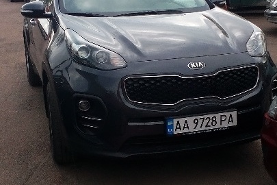 Автомобіль KIA SPORTAGE, 2016 р.в., днз АА9728РА, № кузова U5YPG815AGL107540