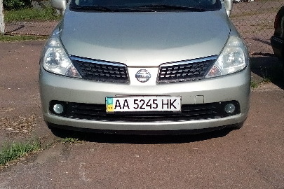 Транспортний засіб NISSAN ТIIDA, 2008 р.в., днз АА5245НК, № кузова JN1CC13C68T012814