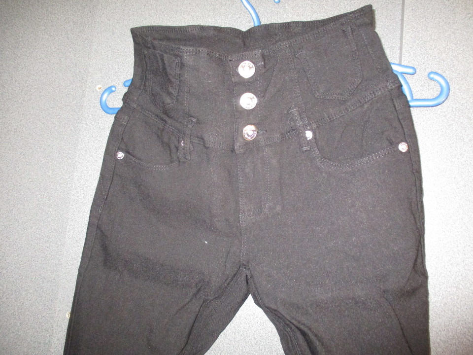 Штани жіночі в обтяжку високої посадки (стрейч), колір - чорний, «FLOYD» - 95 шт.