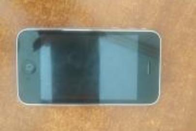 Мобільний телефон марки IPhone, в корпусі біло-чорного кольору, ІМЕІ 011936008019129