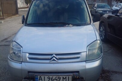Транспортний засіб марки CITROEN, модель BERLINGO, 2007 року випуску, реєстраційний номер АІ9649МІ, VIN: VF7GJWJYB93435079