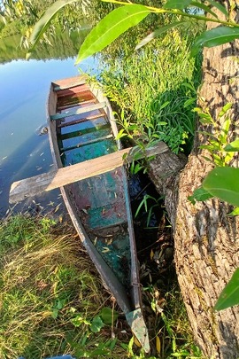 Майно конфісковане за рішенням суду:човен та два весла б/в