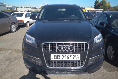 Транспортний засіб AUDI Q7, 2013 року випуску, № кузова: WAUZZZ4L9DD022242, ДНЗ: ВВ9163ВА