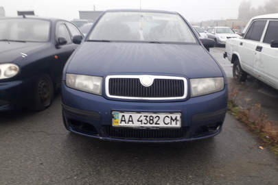 Транспортний засіб Skoda Fabia Classic, 2006 року випуску, №. кузова TMBPY16Y77B453797, ДНЗ: АА4382СМ