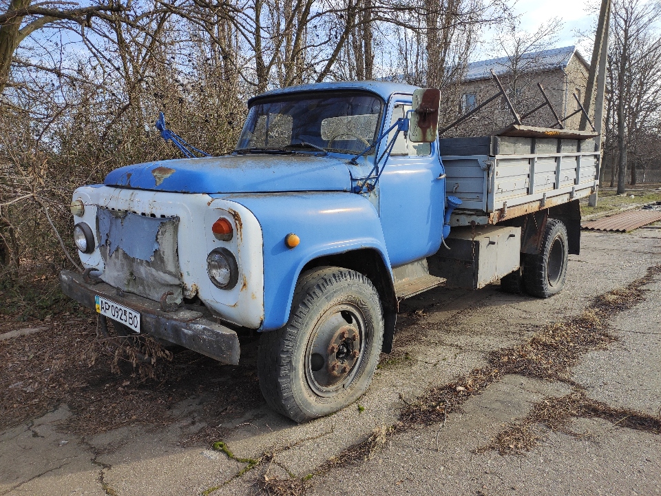 Вантажний ботовий ГАЗ 53,  державний номер АР0925ВО, 1984 р.в., синього кольору, кузов №0814562