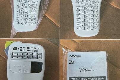 Друкарка для друку наклейок т.м. "BROTHER" з маркуванням "P-TOUCH H105" - 4 шт., без ознак використання