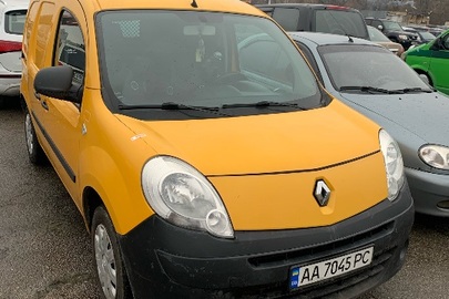 Транспортний засіб RENAULT KANGOO, 2013 року випуску, жовтого кольору, ДНЗ: АА7045РС, VIN: VF1FW57B548558606