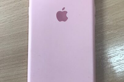 Силіконовий чохол з мікрофіброю на iPhone 7+/8+ рожевого кольору