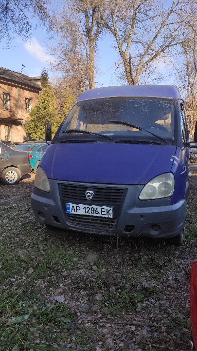 Вантажний фургон: ГАЗ 2705, 2003 року випуску, колір синій, VIN: ХТН27050030330636, ДНЗ: АР1286ЕК