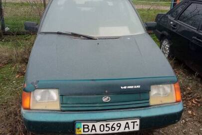 Легковий автомобіль: ЗАЗ 110307, 2000 року випуску, колір зелений, VIN: Y6D110307Y0003865, ДНЗ: ВА0569АТ