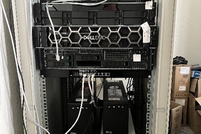 Серверне обладнання в кількості 1 одиниця, стан: вживане  (Мережеве сховище QNAP TS-h886-D1622- 16G, комплект. NAS сервер QNAP TS- 873AU-RP-4G та сервер DELL PE R540 12*3.5 Intel Xeon Gold 5218 2.3G 16C/32T)