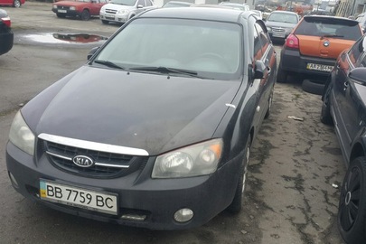 Автомобіль марка – KIA, модель CERATO, категорія легковий ,  номер кузова: Y6LFE22336L000859, рік випуску - 2006, колір – чорний, номерний знак  – ВВ7759ВС