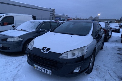 Автомобіль марки PEUGEOT, модель 407 SV 2.0, рік випуску 2008, колір чорний, тип ТЗ легковий сєдан, номер шасі (кузова, рами) VF36DRFJC21727887, двигун 1997 куб. см, державний номер АА6979НІ