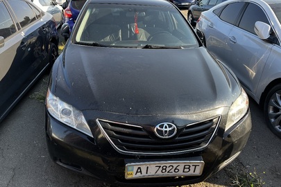 Автомобіль марки TOYOTA, модель CAMRY 2.4L M/T LE, номер шасі (кузова, рами) JTNBE40KX03163560, рік випуску 2008, державний номерний знак АІ7826ВТ