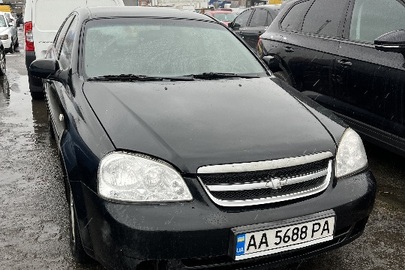 Автомобіль марки CHEVROLET, модель LACETTI, номер шасі (кузова, рами) KL1NA193E6K248865, 2005 року випуску, ДНЗ АА5688РА