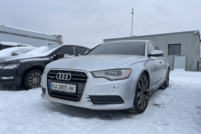 Автомобіль марки AUDI, модель A6, рік випуску 2014, колір СІРИЙ, номер шасі (кузова, рами) WAUGFAFCXEN159474, реєстраційний номер КА0805НК