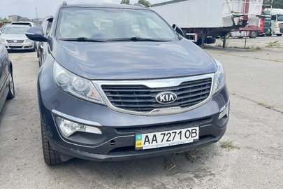 Автомобіль марки KIA, модель SPORTAGE, номер шасі (кузова, рами) U5YPC813DDL367232, 2013 року випуску, реєстраційний номер АА7271ОВ