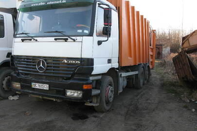 Транспортний засіб марки MERCEDES-BENZ ACTROS 1831L, сміттєвоз-С, ДНЗ ВС7835СО, № куз.WDB9502031K739407, 2002 року випуску, об'єм двигуна - 11946 см. куб., дизель