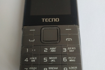 Конфісковане майно: мобільний телефон марки TECNO" моделі Т 371, в корпусі сірого кольору , IMEІ встановити не вдалося, б/в