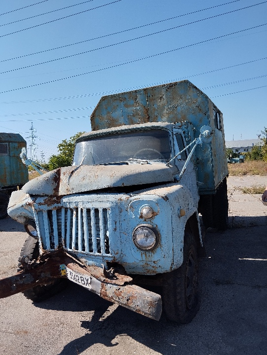 Вантажний фургон ЛУМЗ 37031,  ГАЗ 5201, ДНЗ АР3562ВХ, 1962 р.в., синього кольору, номер кузову - б/н