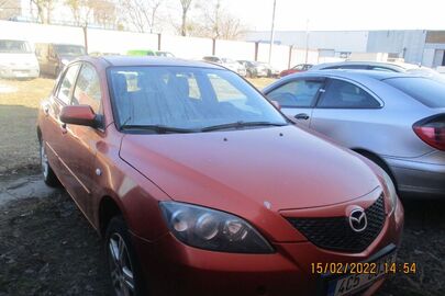 Транспортний засіб "MAZDA 3", реєстраційний номерний знак 4С58033, VIN: JMZBK14Z241116589, 2003року випуску, червоного кольору