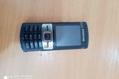 Мобільний телефон марки "SAMSUNG GT-C 3011" в корпусі чорного кольору, IMEI №35846304644163/801, б/в