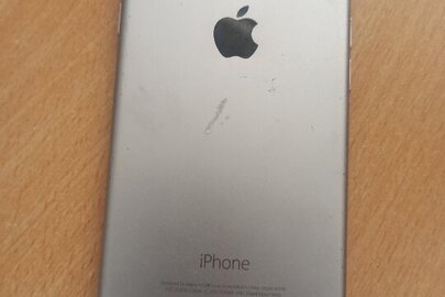 Конфісковане майно за рішенням суду: мобільний телефон марки «IPhone» модель «6» срібного кольору, б/в