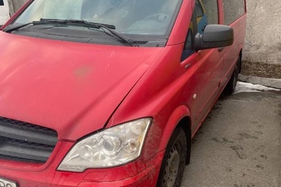 Транспортний засіб, марки Mercedes-Benz, модель Vito 116 CDI шасі (кузов, рама) WDF63960313740951, 2012 року випуску, тип Загальний легковий - загальний пасажирський-В, колір - червоний, державний номер АА0761РО