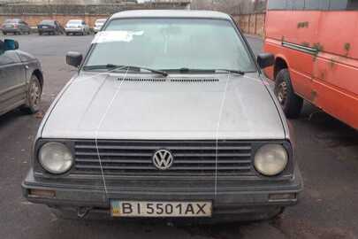 Транспортний засіб марки VOLKSWAGEN GOLF 2, ДНЗ ВІ5501АХ, 1988 р.в., сірого кольору, VIN-код WVWZZZ19ZJW494362