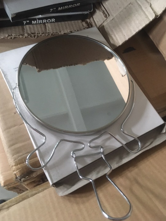 Дзеркало  в металевій рамі - 1240 шт, вагою нетто 334,8 кг
