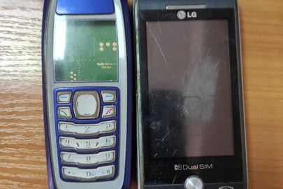 Мобільні телефони "Nokia", "LG" ІМЕІ встановити не вдалось, б/в