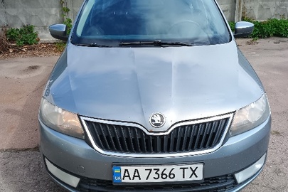 Легковий автомобіль SKODA RAPID, 2013 року випуску, VIN TMBAD2NH5DB100480, ДНЗ АА7366ТХ